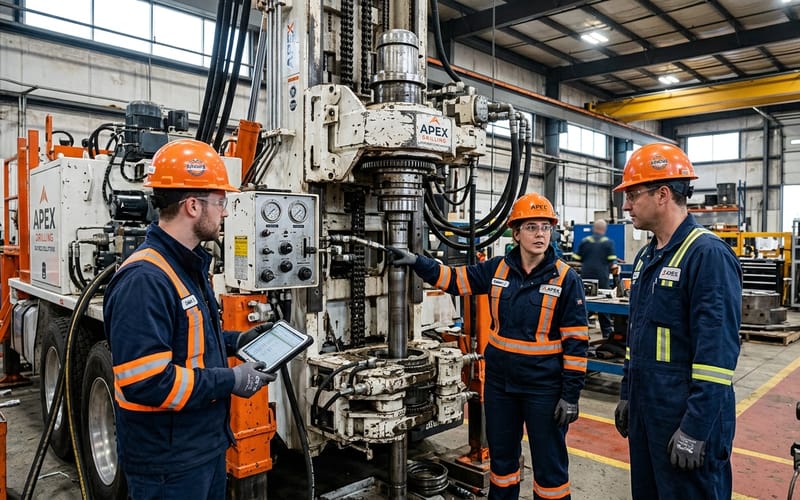 RigHeadTec technical team at work